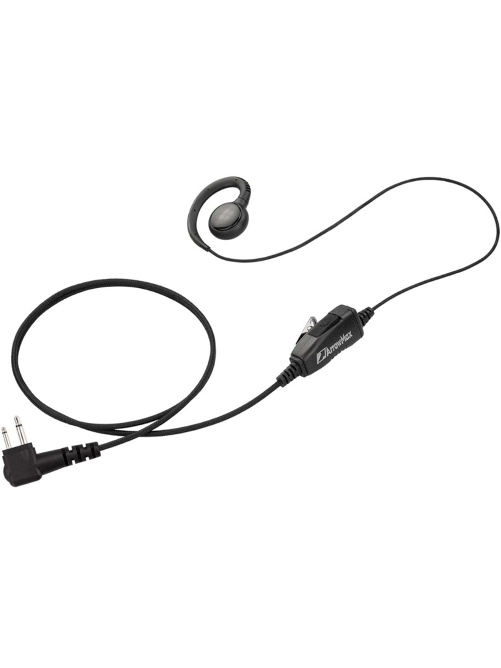 Arrowmax AEH3000-M1 Swivel Style Braided Cable Earpiece Style PTT Compatible